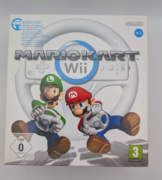 Mario Kart Wii Lenkrad Wheel Controller - OVP - kein Spiel - Nintendo Wii