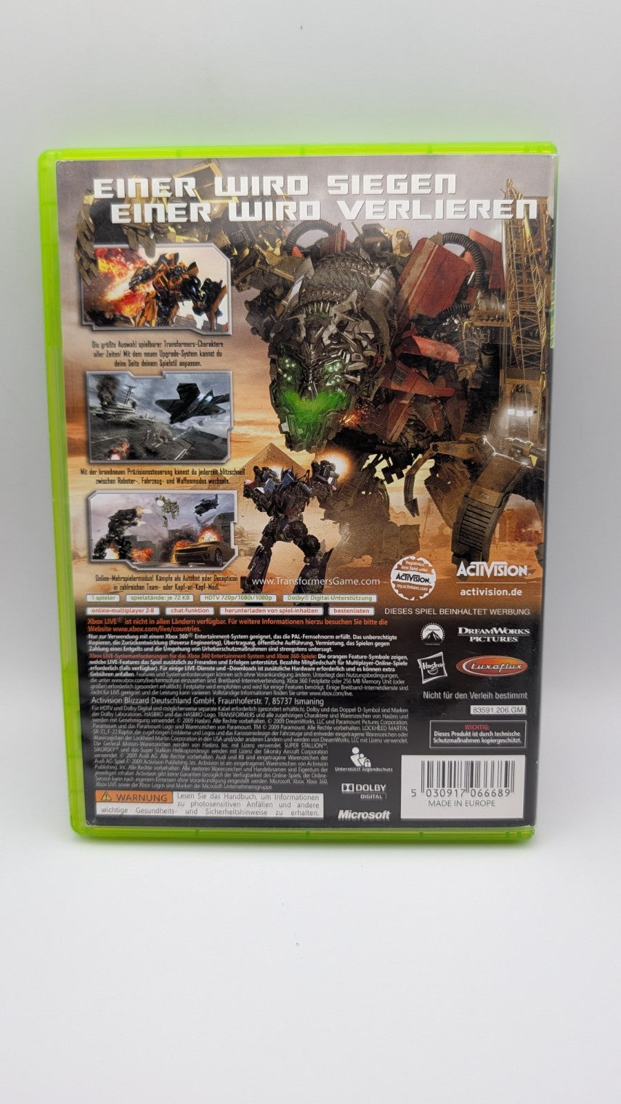 Transformers die Rache - Microsoft Xbox 360