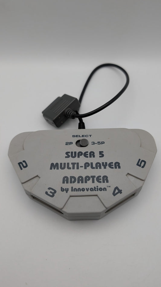 Multi-Player Adapter by Innovation 2-5 Player Multitap - Super Nintendo SNES