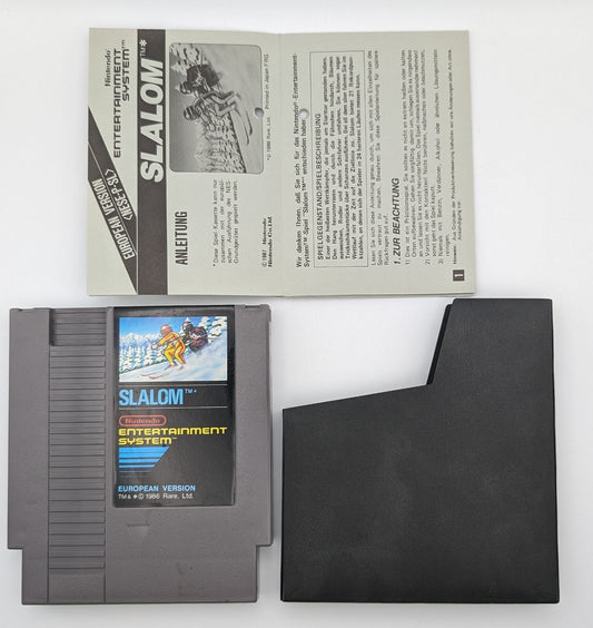 Slalom - Modul - Anleitung - Nintendo Entertainment System NES