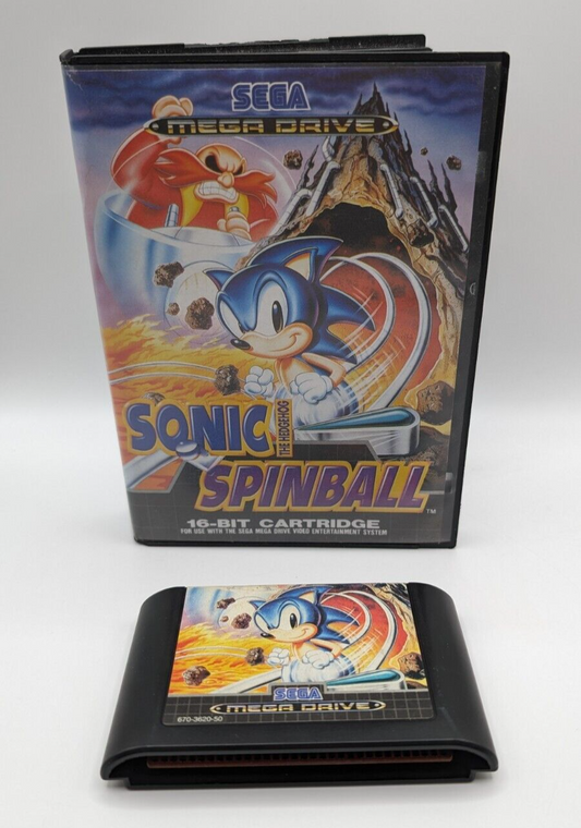 Sonic the Hedgehog Spinball - Modul - OVP - Sega Mega Drive