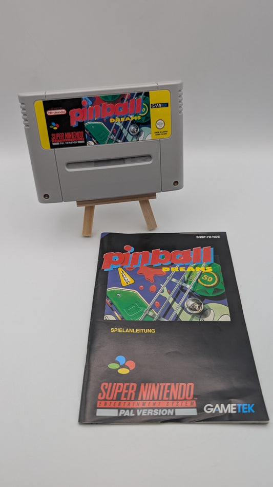 Pinball Dreams - Modul - Anleitung - Super Nintendo SNES
