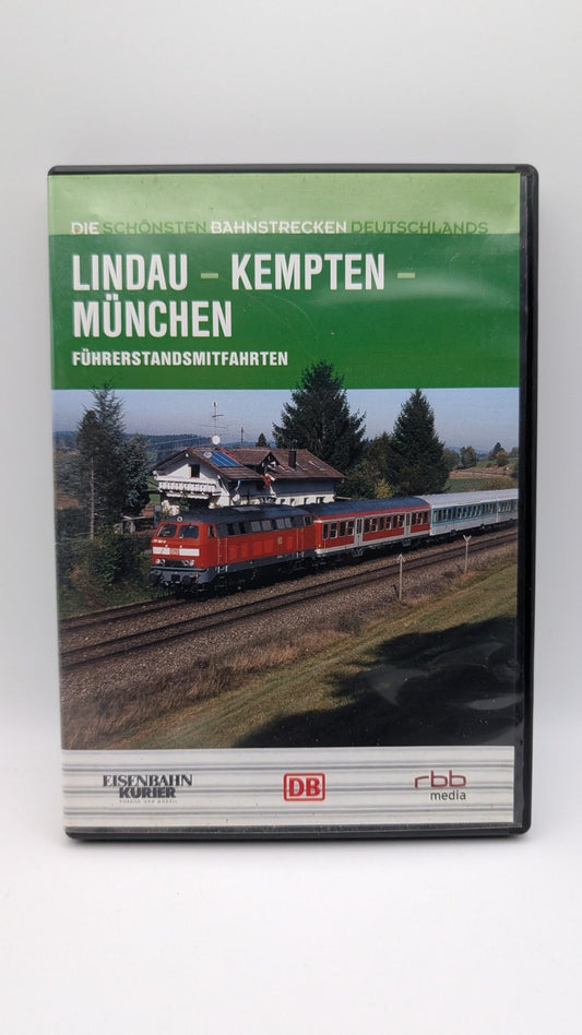 Eisenbahn Kurier - Führerstandsmitfahrten - Lindau - Kempten - München - DVD
