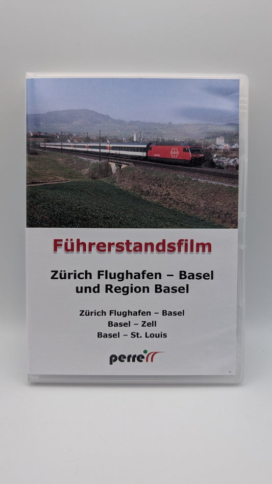 Führerstandsfilm - Zürich Flughafen - Basel und Region Basel - Perren DVD