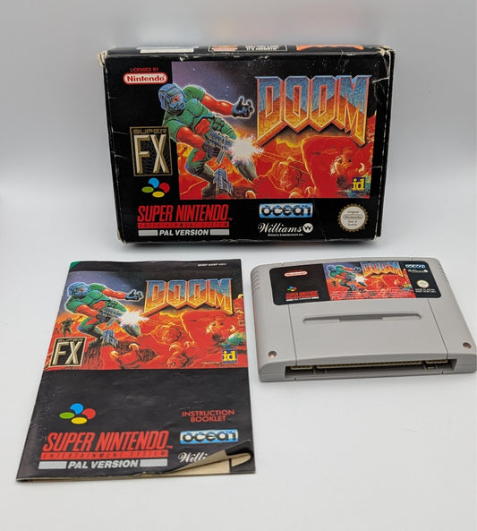 Doom - OVP - Modul - Anleitung - Super Nintendo SNES