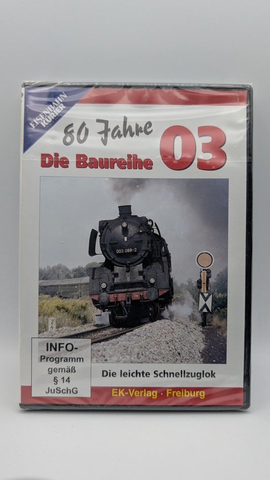 Eisenbahn Kurier - 80 Jahre Die Baureihe 03 - leichte Schnellzuglok - DVD NEU