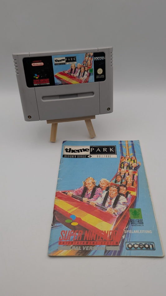 Theme Park - Modul - Anleitung - Super Nintendo SNES