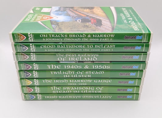 Irish Railways Vol. 1,2,3,4,5,6,8,9 - DVD