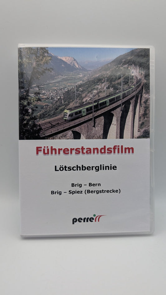 Führerstandsfilm - Lötschberglinie - Brig Bern Spiez - Perren DVD Eisenbahn