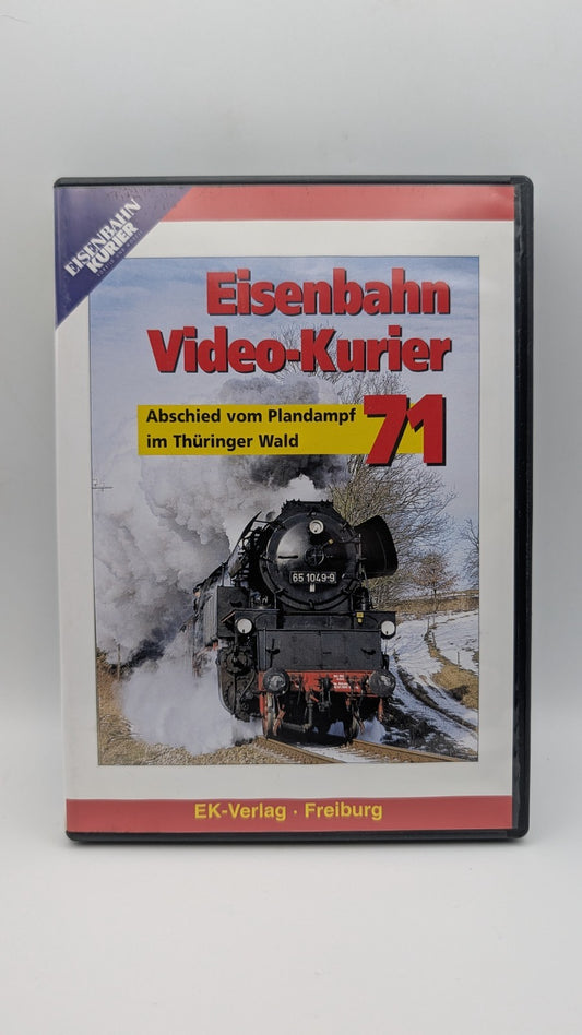 Eisenbahn Video Kurier 71 - Abschied vom Plandampf im Thüringer Wald - DVD