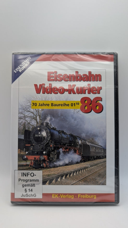 Eisenbahn Video Kurier 86 - 70 Jahre Baureihe 01.10 - DVD - NEU