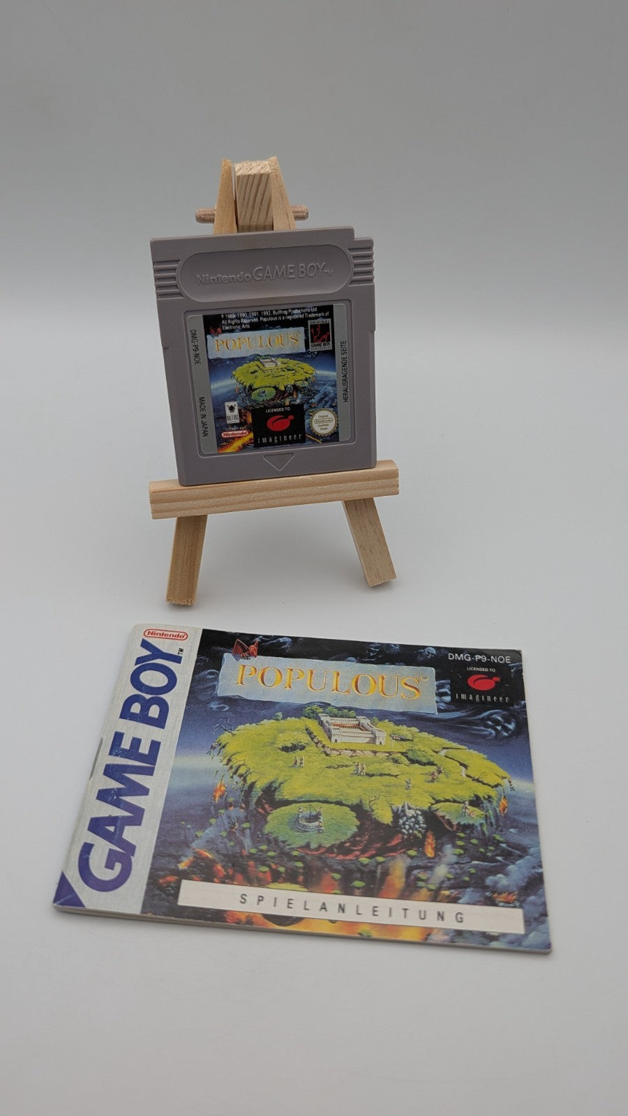 Populous - Modul - Anleitung - Nintendo GameBoy