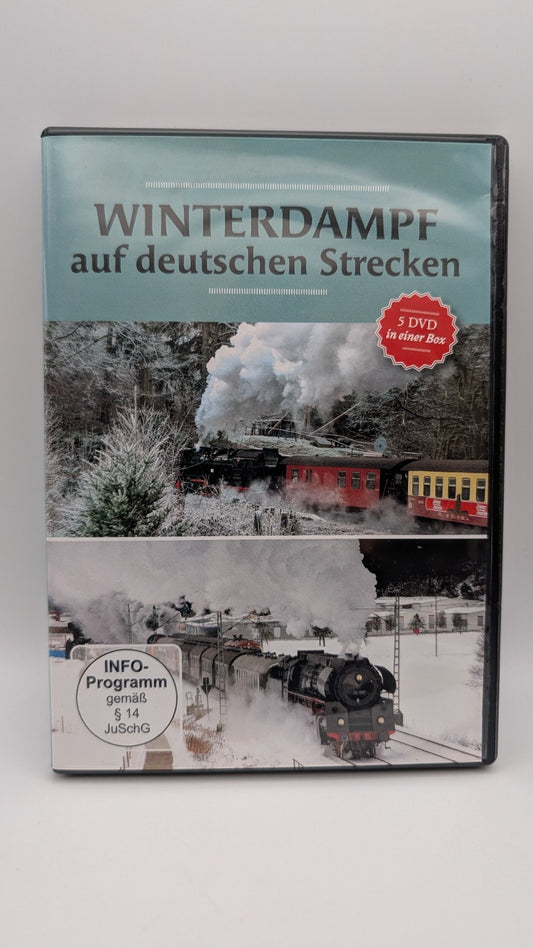 Winterdampf auf deutschen Strecken - Dampfloks - Eisenbahn - Schmalspurbahn DVD
