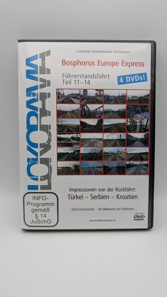 Lokorama - Bosphorus Europe Express - Führerstandsmitfahrt Teil 11-14 - DVD