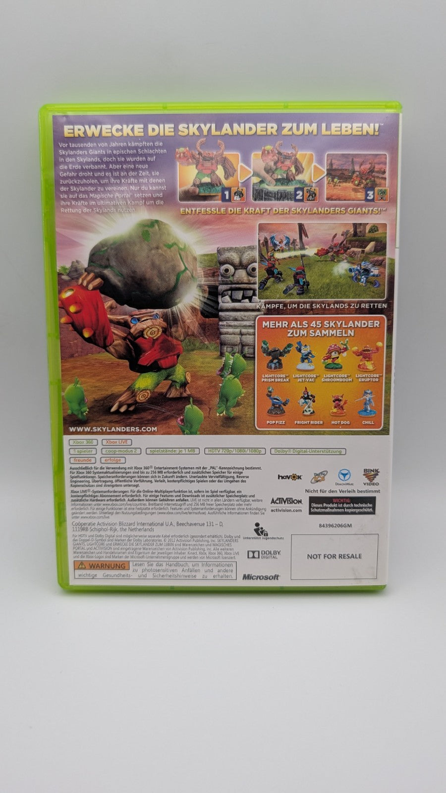 Skylanders Imaginators Trap Team Giants Swap Force Spyro's Adventure - Xbox 360