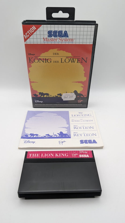 Der König der Löwen - OVP - Modul - Anleitung - Sega Master System
