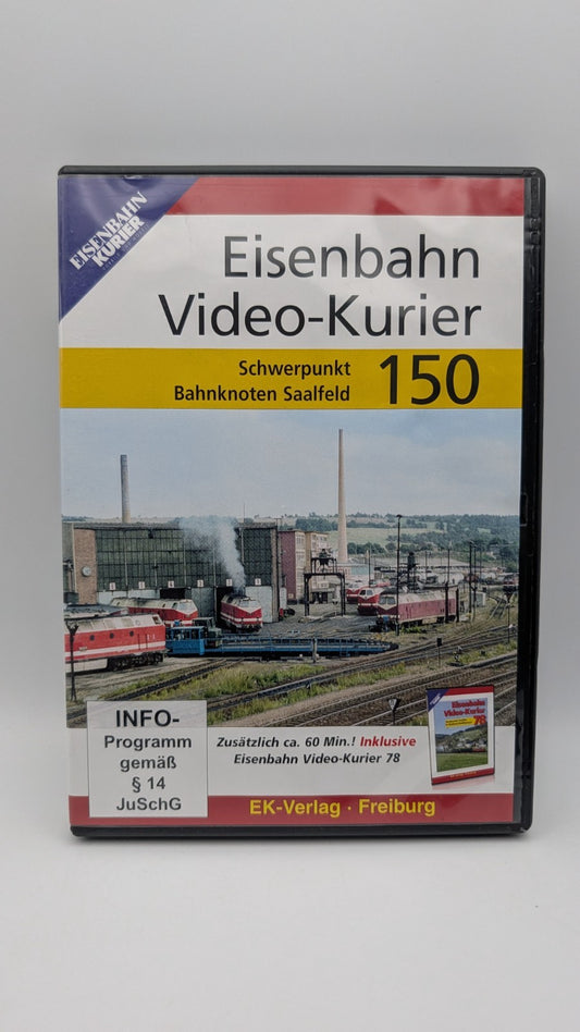 Eisenbahn Video Kurier 150 - Schwerpunkt Bahnknoten Saalfeld - DVD