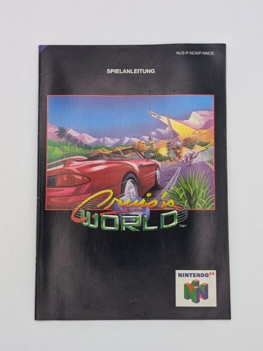 Cruis'n World - Anleitung - Nintendo 64 N64