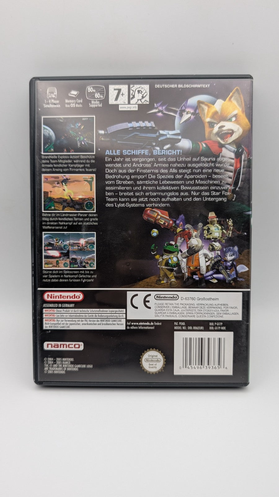 Starfox Assault - OVP - Anleitung - Nintendo GameCube