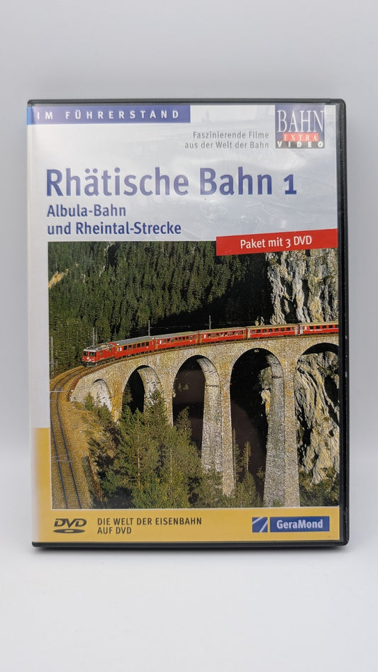 Im Führerstand - Rhätische Bahn 1 - Rheintal - Bahn Extra Video Geramond - DVD