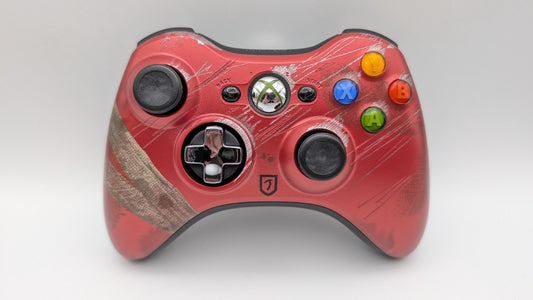 Xbox 360 Original Wireless Controller Tomb Raider Limited Edition Rot