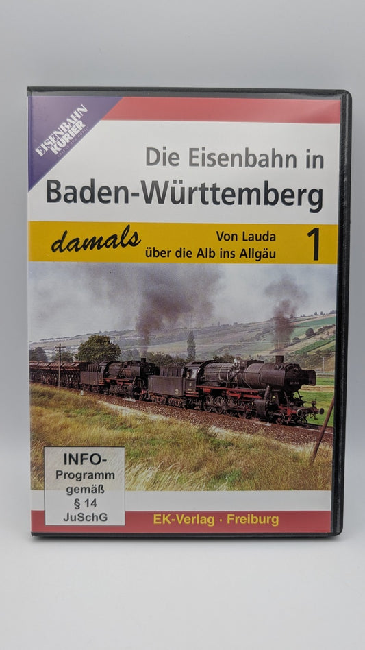 Eisenbahn Kurier - Die Eisenbahn in Baden-Württemberg damals 1 - DVD