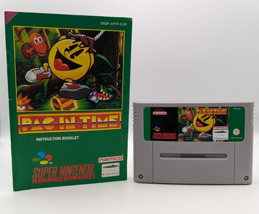 Pac In Time - Modul - Anleitung - Super Nintendo SNES