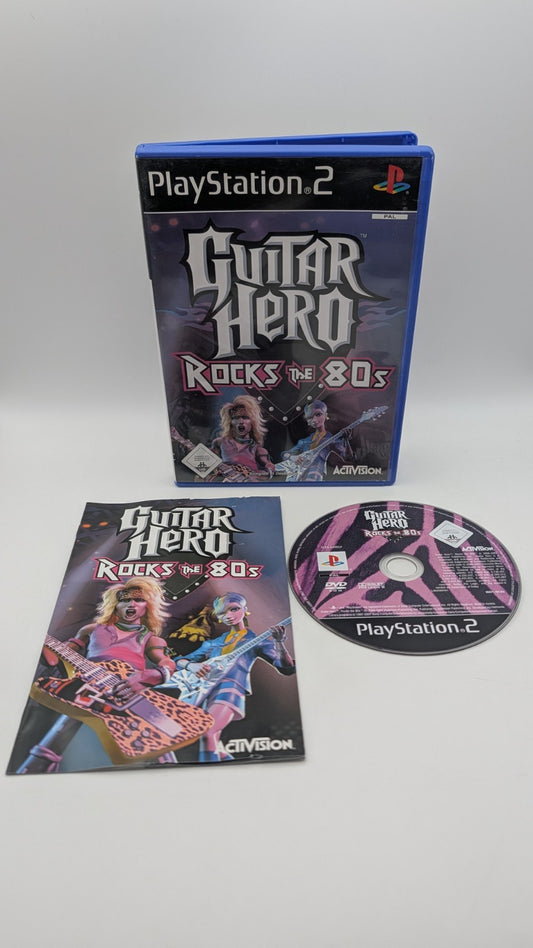 Guitar Hero Rocks the 80s - Playstation 2 PS2