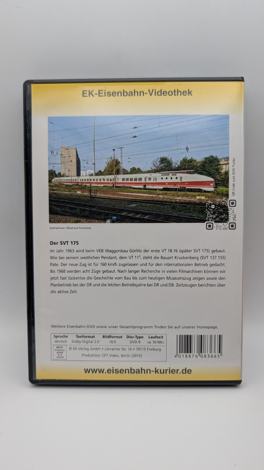 Eisenbahn Kurier - Der SVT 175 - Reichsbahn-Pendant zum TEE - DVD