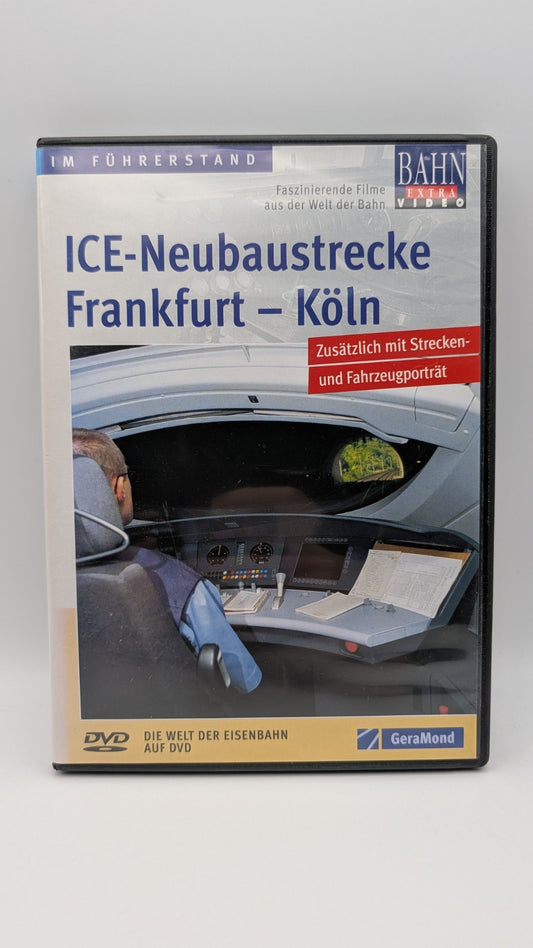 Im Führerstand - ICE Neubaustrecke Frankfurt Köln Bahn Extra Video Geramond DVD