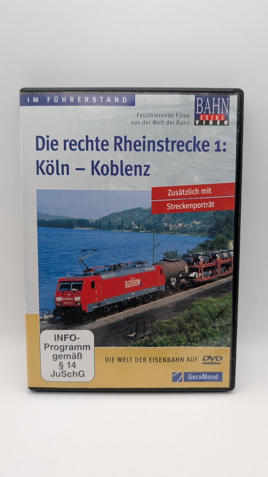 Im Führerstand - Die rechte Rheinstrecke 1 - Bahn Extra Video Geramond - DVD