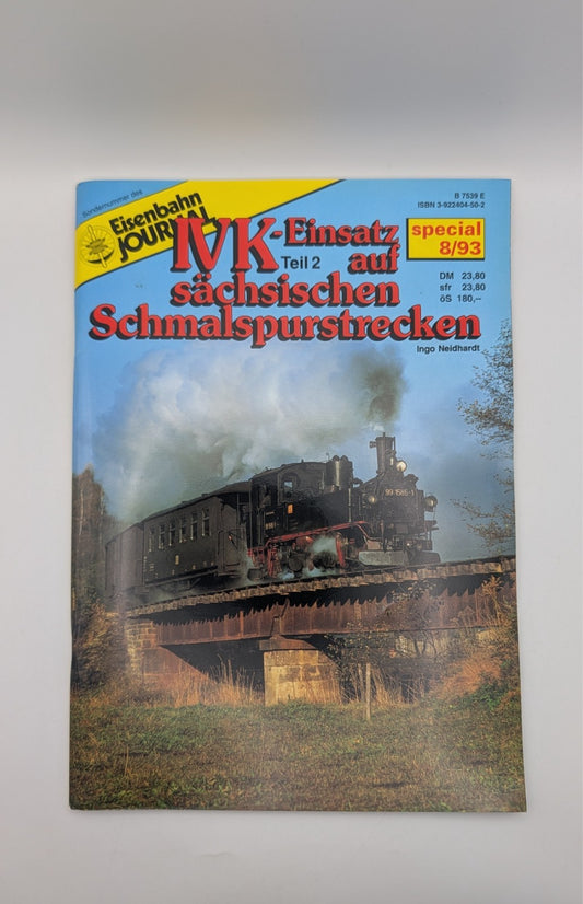 Eisenbahn Journal Special 8/93 - Die sächsische IV K - 2 - Magazin Sonderausgabe