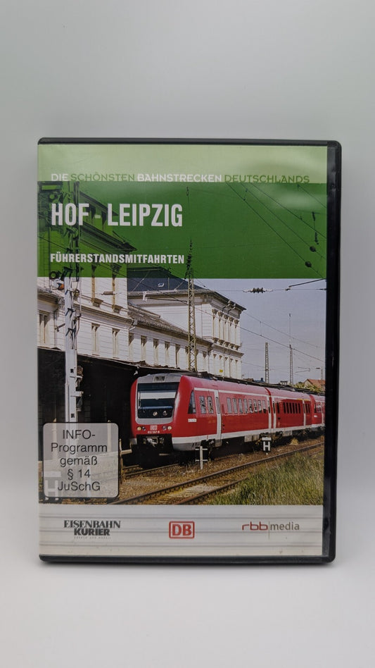 Eisenbahn Kurier - Hof - Leipzig - Führerstandsmitfahrten - DVD