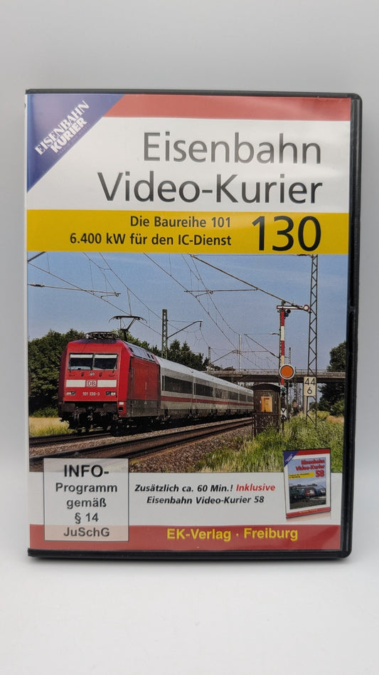 Eisenbahn Video Kurier 130 - Die Baureihe 101 - 6.400kW für den IC-Dienst - DVD