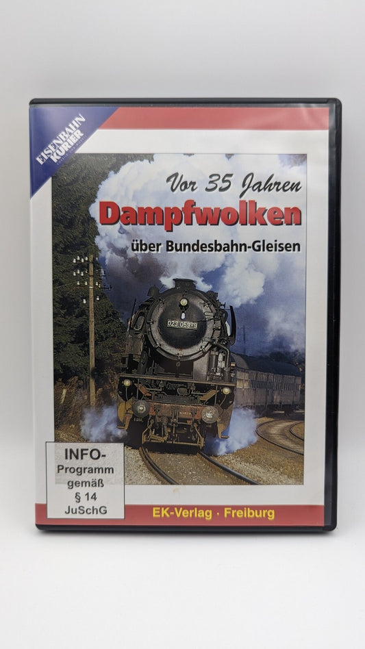 Eisenbahn Kurier - Vor 35 Jahren Dampfwolken über Bundesbahn-Gleisen - DVD 8133