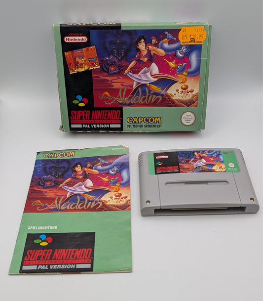 Aladdin - OVP - Modul - Anleitung - Super Nintendo SNES