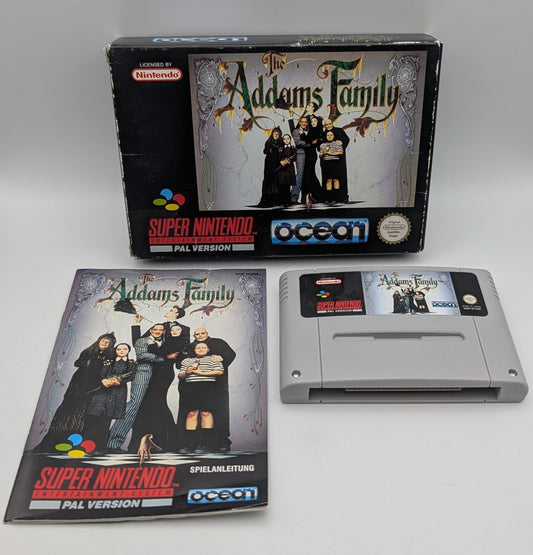 The Addams Family - OVP - Modul - Anleitung - Super Nintendo SNES