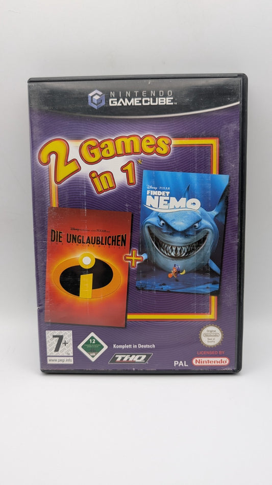 Die Unglaublichen - Findet Nemo - 2 Games - OVP - Anleitung - Nintendo GameCube