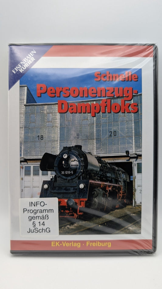 Eisenbahn Kurier - Schnelle Personenzug Dampfloks - DVD NEU