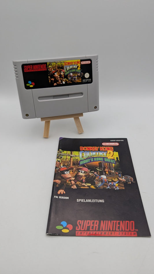 Donkey Kong Country 2 - Modul - Anleitung - Super Nintendo SNES 0086