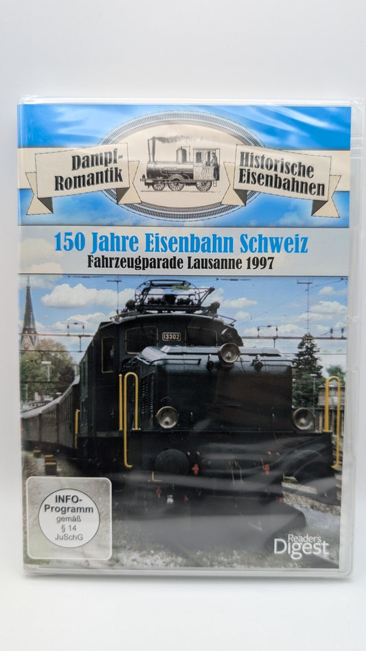 Historische Eisenbahnen : 150 Jahre Eisenbahn Schweiz - Fahrzeugparade Lausanne