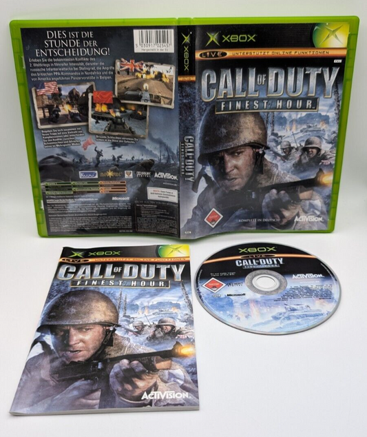 Call of Duty Finest Hour - Microsoft Xbox Classic