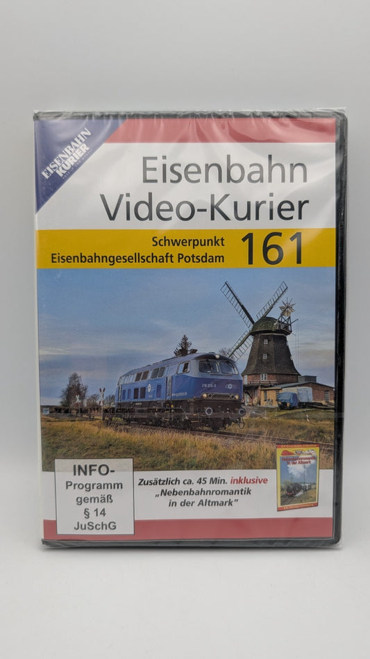 Eisenbahn Video Kurier 161 - Schwerpunkt Eisenbahngesellschaft Potsdam - DVD NEU
