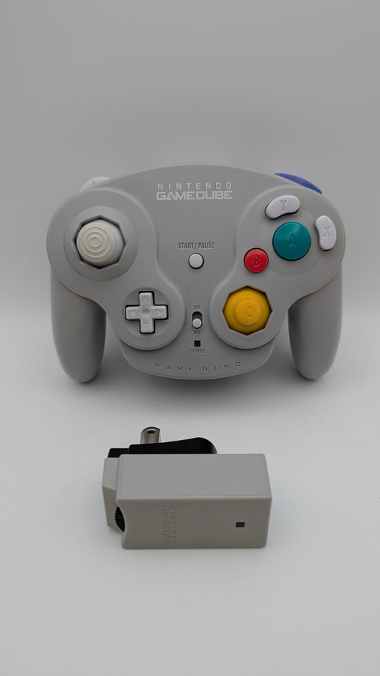 Nintendo GameCube Wireless Wavebird Controller DOL-004 + Empfänger / Receiver