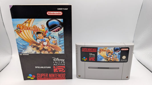 Pinocchio - Modul - Anleitung - Super Nintendo SNES