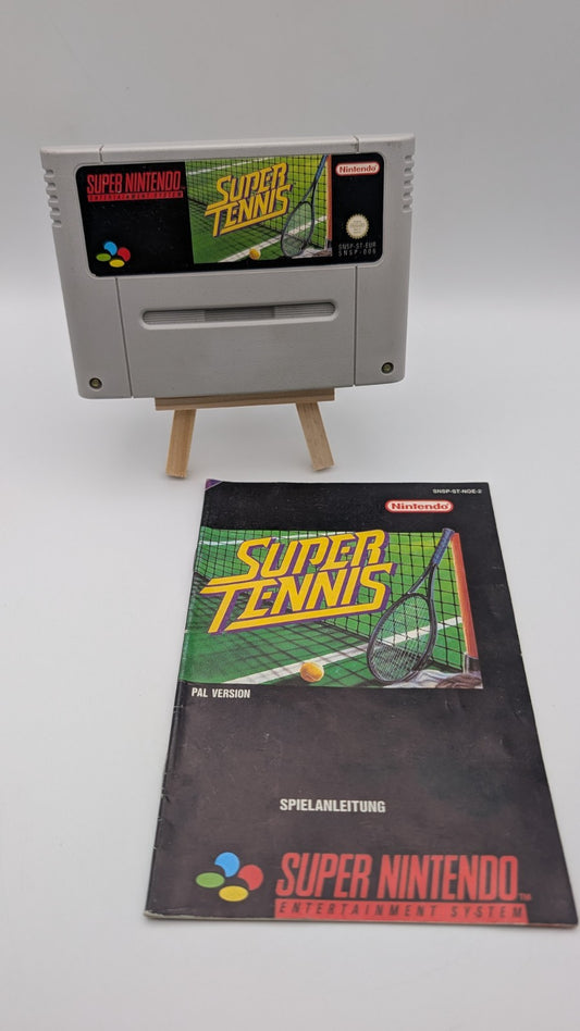 Super Tennis - Modul - Anleitung - Super Nintendo SNES