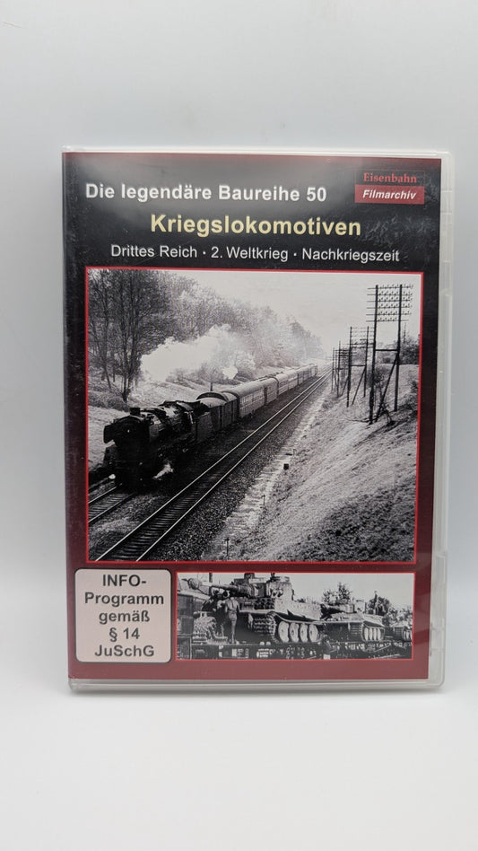 Die legendäre Baureihe 50 - Kriegslokomotiven - Drittes Reich 2. Weltkrieg - DVD