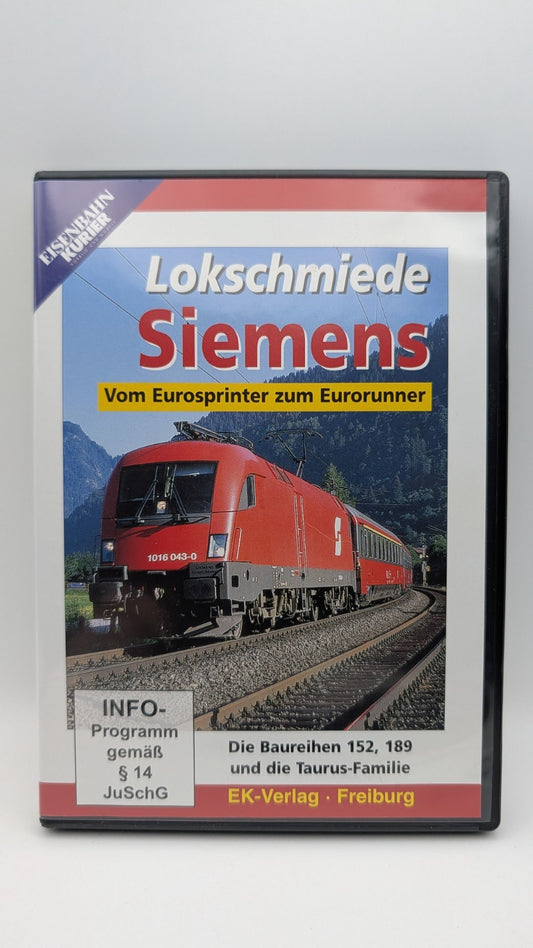 Eisenbahn Kurier - Lokschmiede Siemens - Eurosprinter Eurorunner - DVD