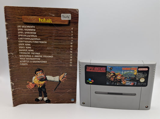 Donkey Kong Country 3 🔋- Modul - Anleitung - Super Nintendo SNES