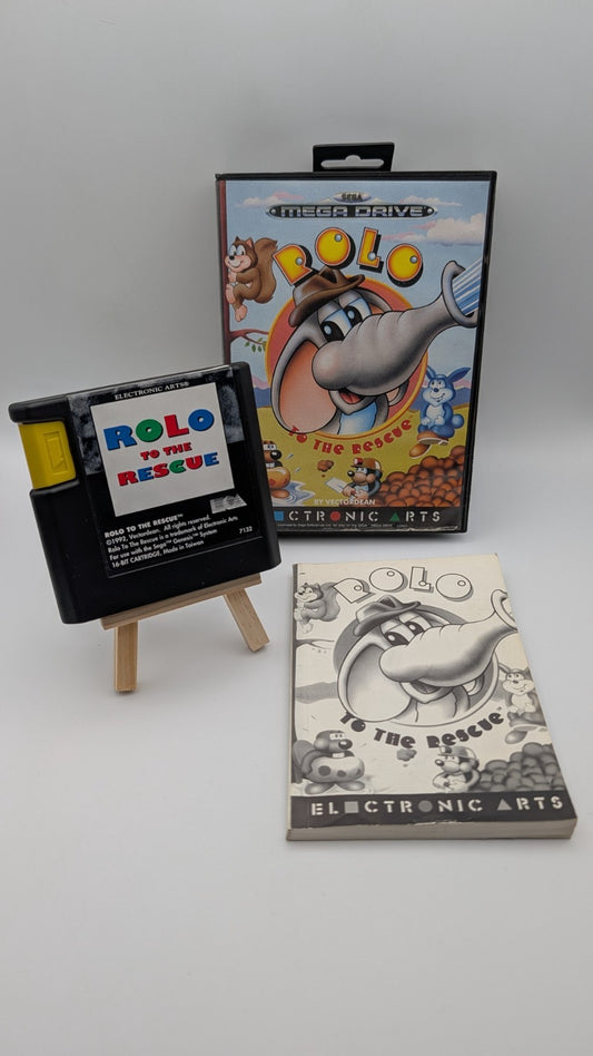 Rolo to the Rescue - OVP - Modul - Anleitung - Sega Mega Drive